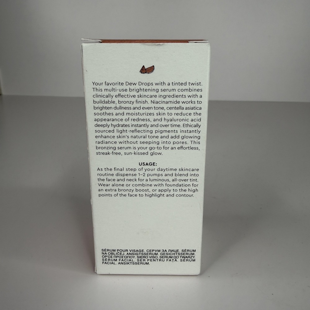 Glow Recipe Watermelon Glow Niacinamide Hue Drops 40ml Sun Glow Serum Brown - Picture 6 of 9